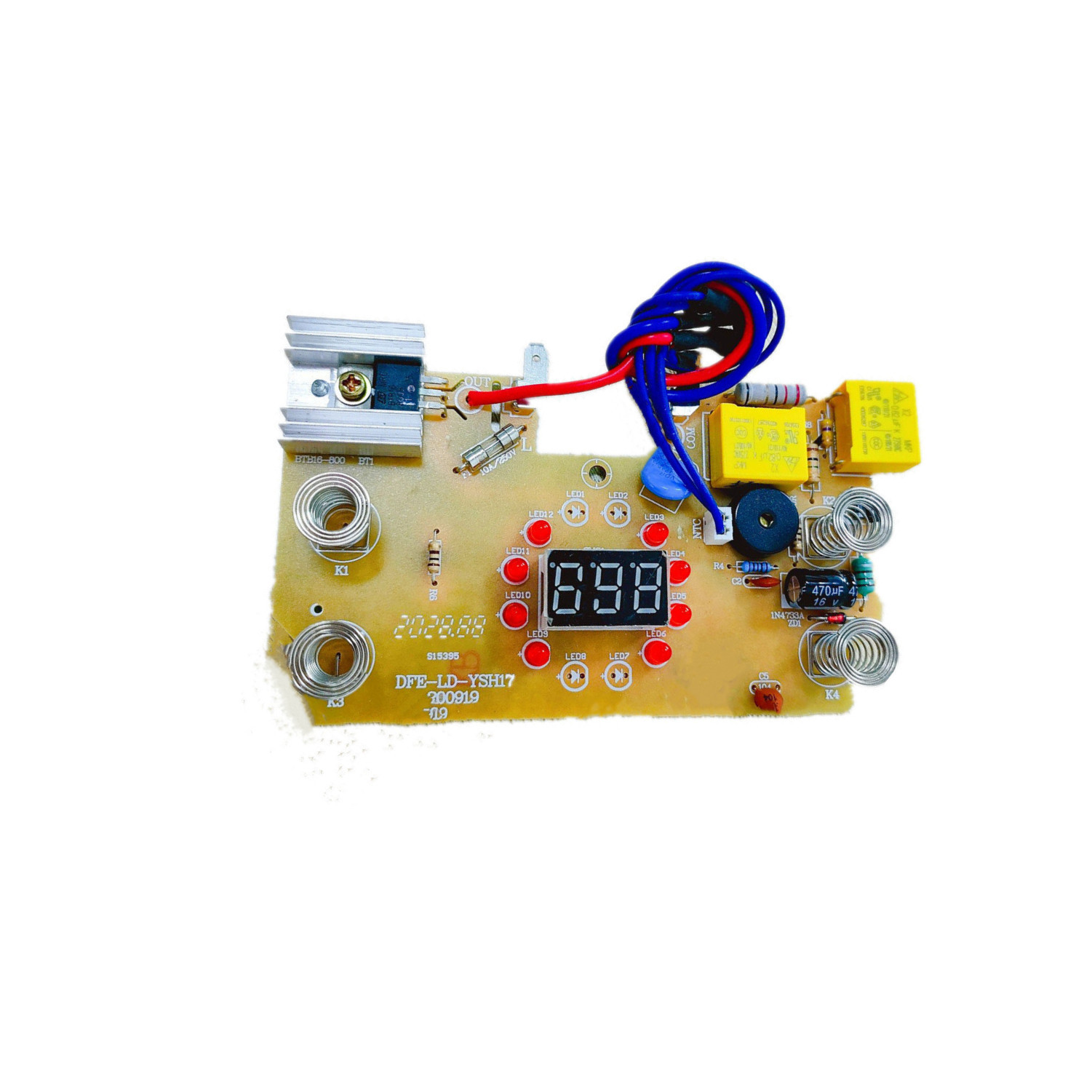 湖南便捷智能电水壶控制板方案开发设计 养生壶PCBA线路板来图做样