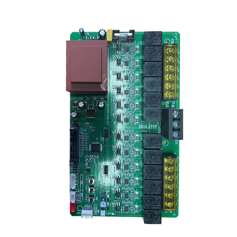 湖南电瓶车12路充电桩PCBA电路板方案开发刷卡扫码控制板带后台小程序